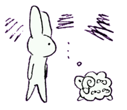 cat&rabbit&bird sticker #11176883