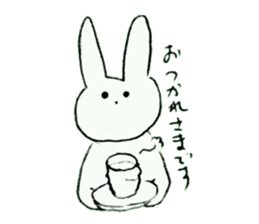 cat&rabbit&bird sticker #11176886