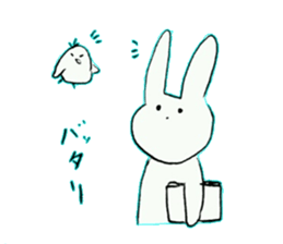 cat&rabbit&bird sticker #11176900