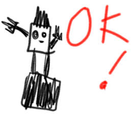 Graffiti of happy friends! sticker #11177383