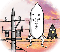 The Alien born in the Earth 3 sticker #11178200