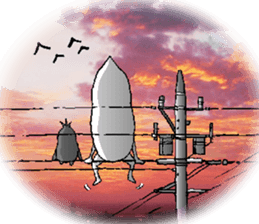 The Alien born in the Earth 3 sticker #11178202