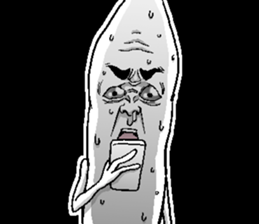 The Alien born in the Earth 3 sticker #11178205