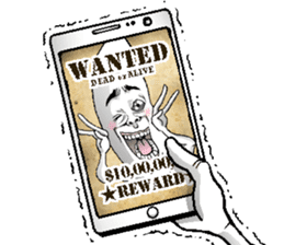 The Alien born in the Earth 3 sticker #11178206