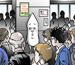 The Alien born in the Earth 3 sticker #11178218