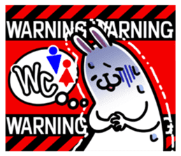 Warning lurking in everyday sticker #11178634