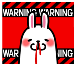 Warning lurking in everyday sticker #11178636