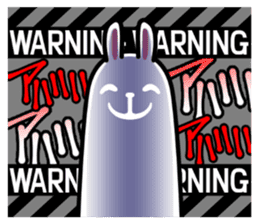 Warning lurking in everyday sticker #11178658