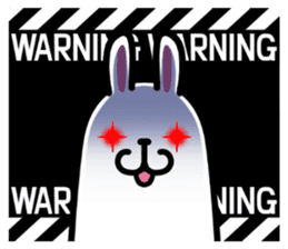 Warning lurking in everyday sticker #11178659