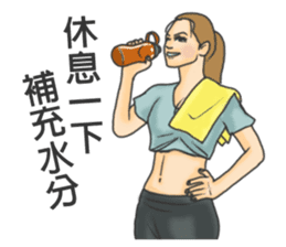 let`s Fitness together sticker #11178669