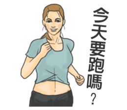 let`s Fitness together sticker #11178683