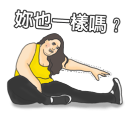 let`s Fitness together sticker #11178693