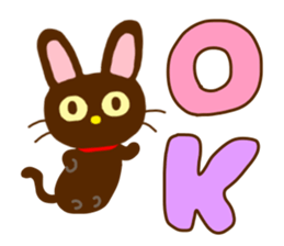 Black Cat 1 sticker #11178784