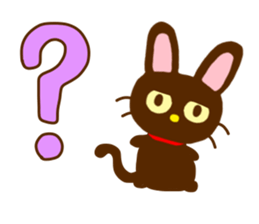 Black Cat 1 sticker #11178785