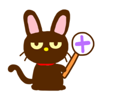 Black Cat 1 sticker #11178787