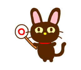 Black Cat 1 sticker #11178788