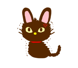 Black Cat 1 sticker #11178807