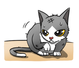 Stray Meow and Puppy sticker #11178915