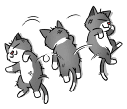 Stray Meow and Puppy sticker #11178926