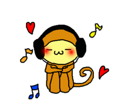 PANDA , MONKEY AND RABBIT sticker #11179541