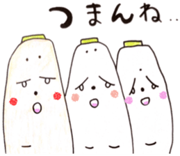 Gentle nature vegetables sticker #11179618