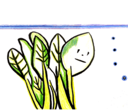 Gentle nature vegetables sticker #11179621
