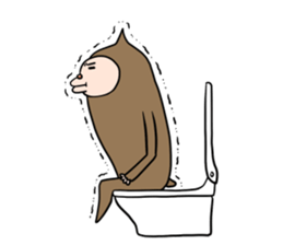 Monkey Monty sticker #11179983