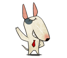 Bizarre _Bull Terrier sticker #11180144