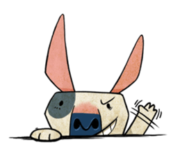 Bizarre _Bull Terrier sticker #11180145