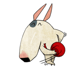 Bizarre _Bull Terrier sticker #11180146