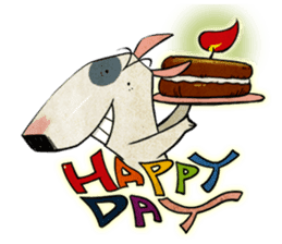 Bizarre _Bull Terrier sticker #11180147