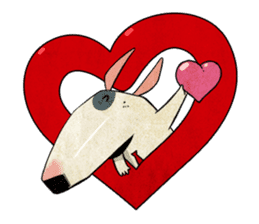 Bizarre _Bull Terrier sticker #11180148