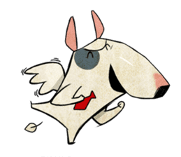 Bizarre _Bull Terrier sticker #11180149