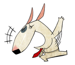 Bizarre _Bull Terrier sticker #11180150