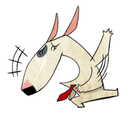 Bizarre _Bull Terrier sticker #11180150