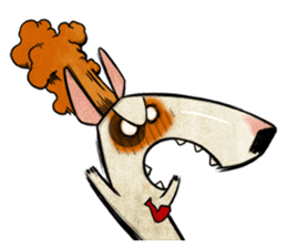 Bizarre _Bull Terrier sticker #11180151