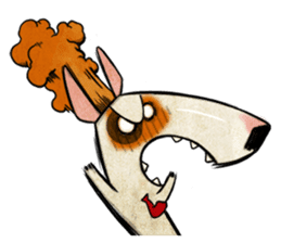 Bizarre _Bull Terrier sticker #11180151