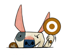 Bizarre _Bull Terrier sticker #11180152