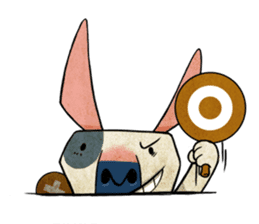 Bizarre _Bull Terrier sticker #11180152