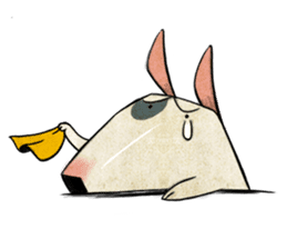 Bizarre _Bull Terrier sticker #11180155