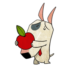 Bizarre _Bull Terrier sticker #11180156