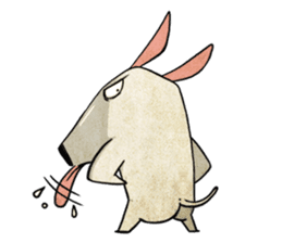Bizarre _Bull Terrier sticker #11180157