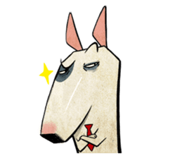 Bizarre _Bull Terrier sticker #11180159