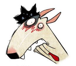 Bizarre _Bull Terrier sticker #11180163