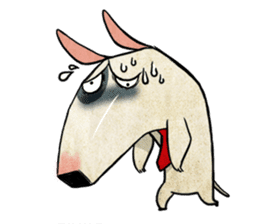 Bizarre _Bull Terrier sticker #11180164
