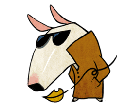 Bizarre _Bull Terrier sticker #11180166