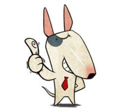 Bizarre _Bull Terrier sticker #11180168