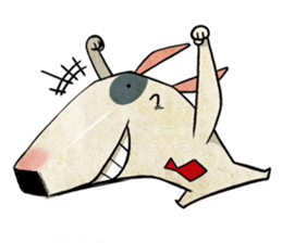 Bizarre _Bull Terrier sticker #11180169