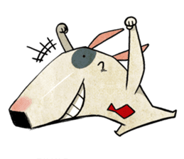 Bizarre _Bull Terrier sticker #11180169
