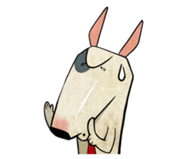 Bizarre _Bull Terrier sticker #11180172